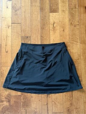 Athleta Black Active Skort with Side Pockets